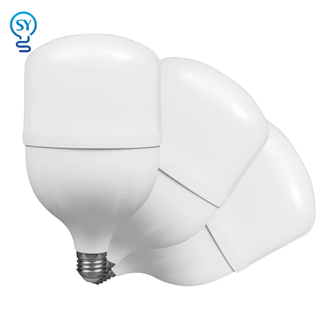 Free Samples Raw Material 10W 20W 30W 40W 50W  Low Voltage Large E27 Skd Ckd Led Bulb