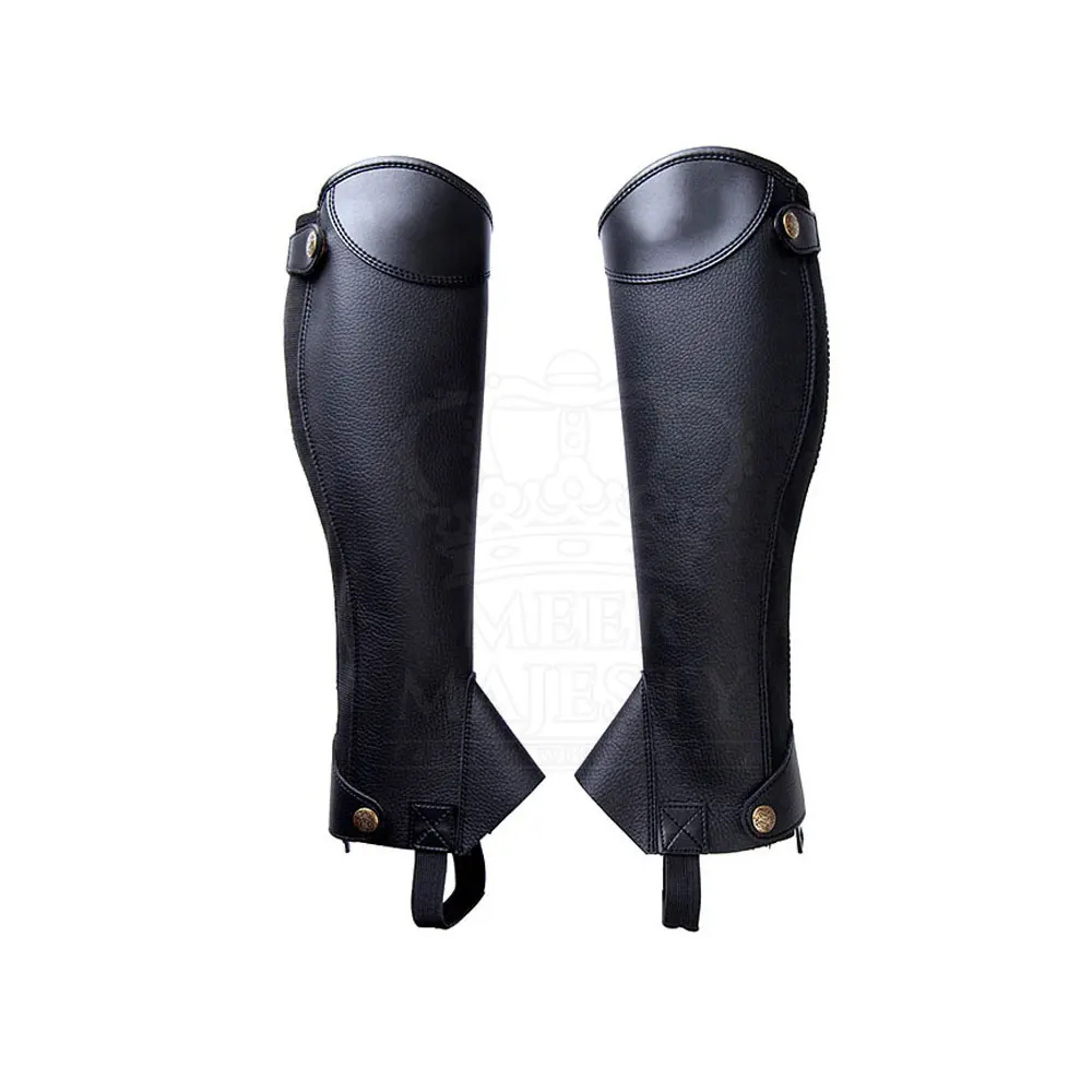 Custom Made Adults Perfect Choice Different Designs Mini Chaps Horse Riding Leather Half Chaps