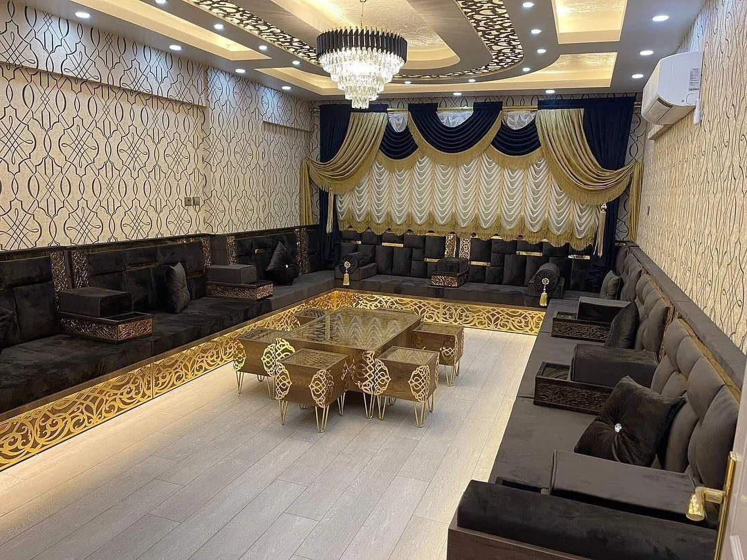 Марокканский диван Sedari Марокканская джалса роскошный комплект U-диванов для марокканского салона деревянный диванов деревянные наборы мебели гостиной