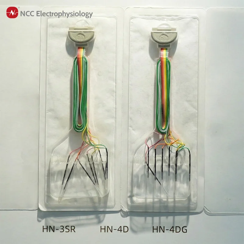 Иглы-электроды NCC Rainbow для подкожной регистрации прямые из нержавеющей стали мониторинга ИМТ ЭМГ нейрофизиологии