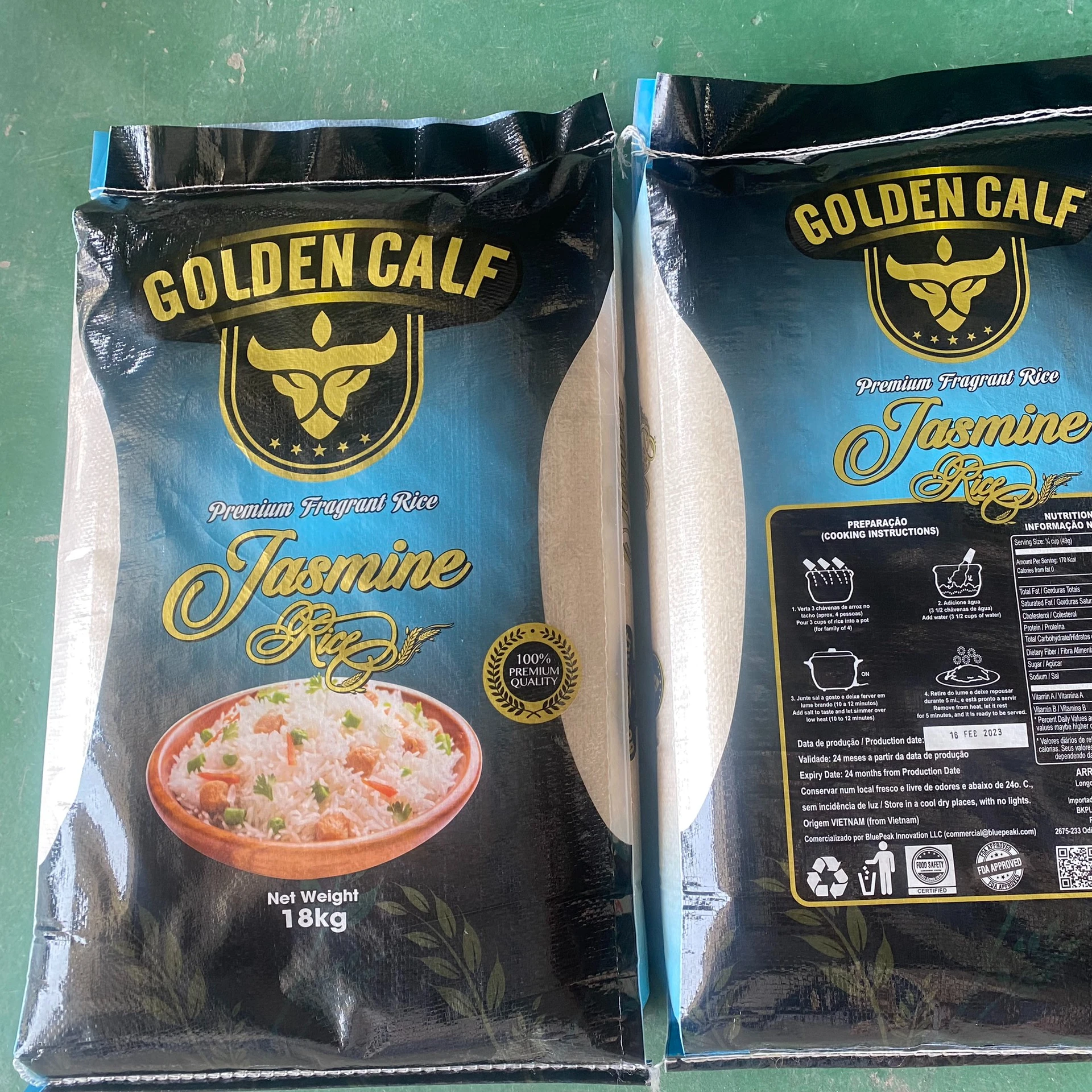 Top sell 2022 2023 Royal Rice Jasmine Riz Riso Rice Packing 1kg 5kg 18kg 28kg 50kg - WA:84-975807426 Lucy