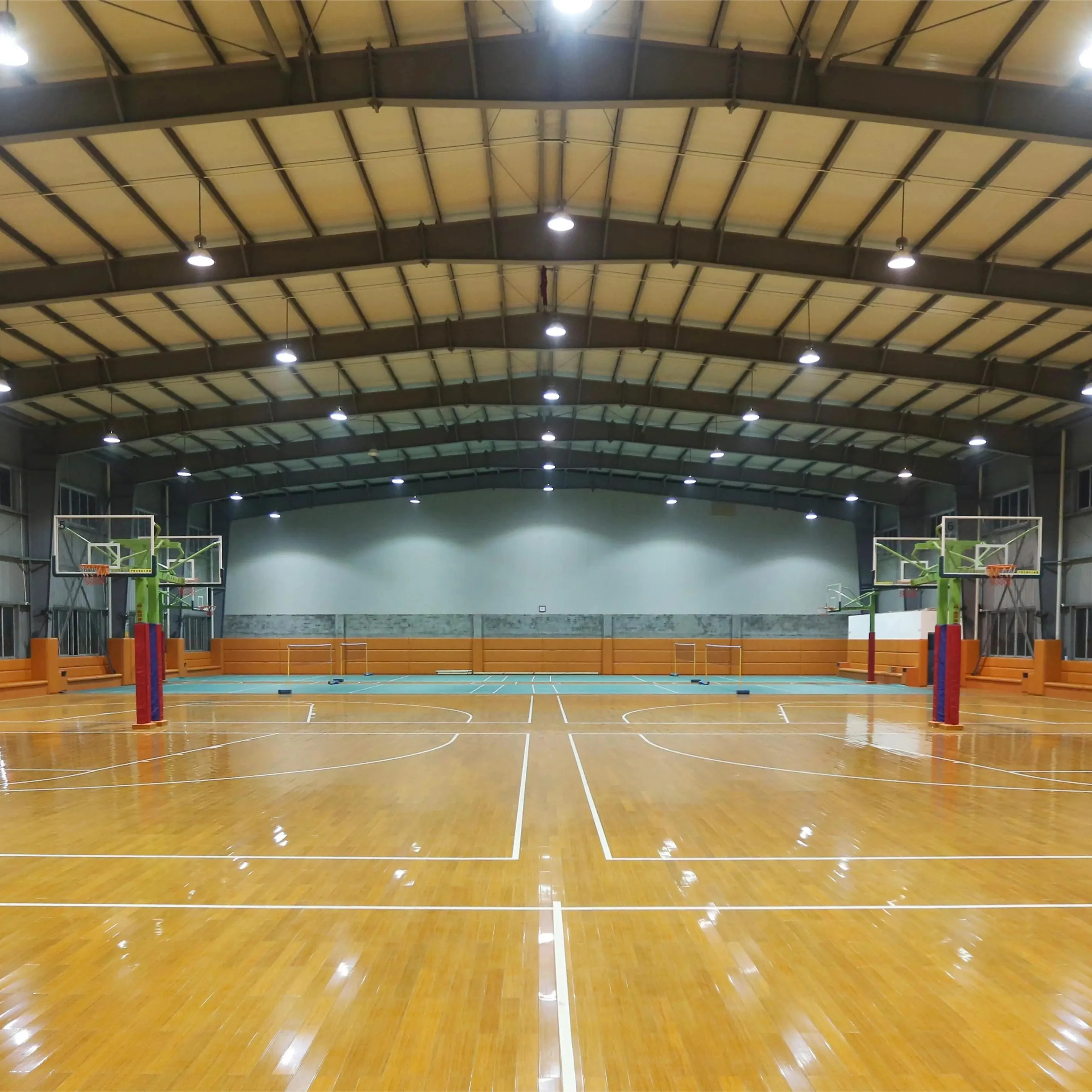 Light Prefabricated Steel Structure Sports Hall Basketball Badminton Tennis Swimming Gymnasium from Qingdao China