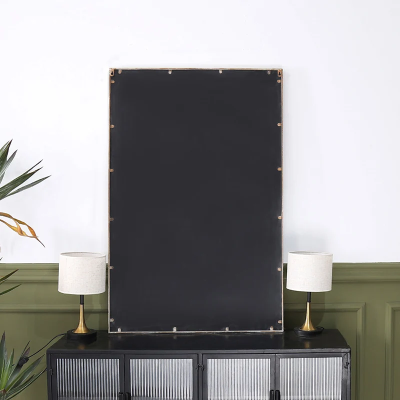 Elegant Luxury Modern Design Mirror Home Decor Full Length Window Pane Large Tabletop Overmantel Decorative Wall Mirror