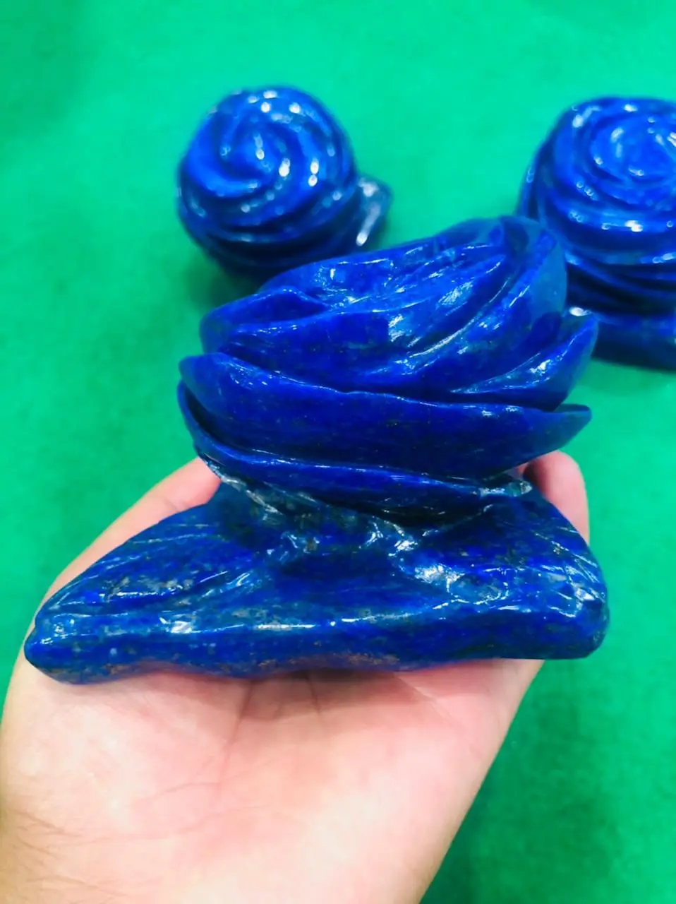 Hot Selling Premium Quality Lapis Lazuli Flower Handmade Lapis Lazuli Flower