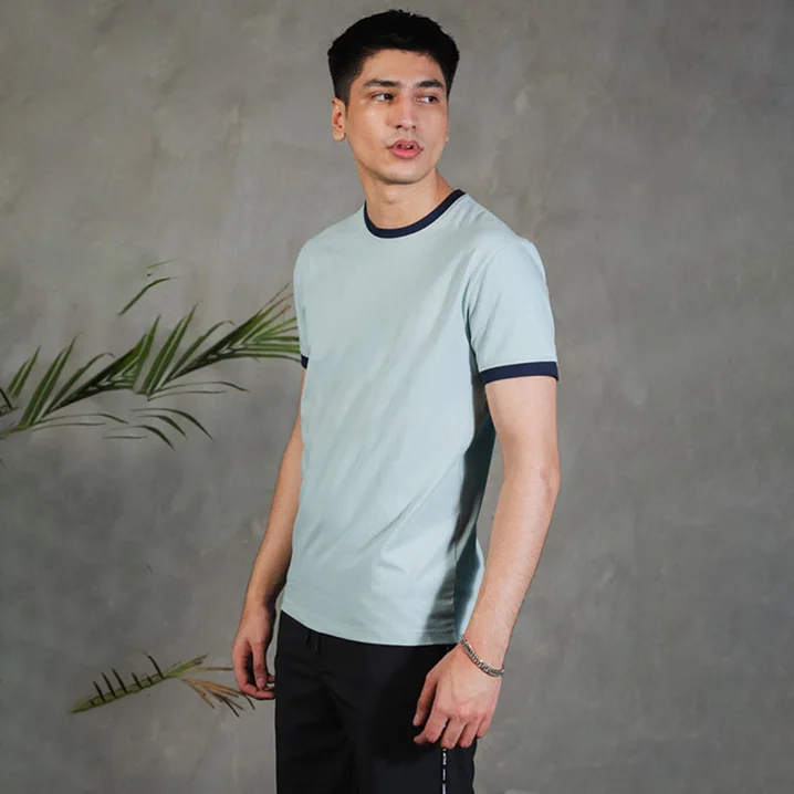 Wholesale Price Top Trending High Quality T shirt For Men Customized Baby Blue Color T shirt For Boys
