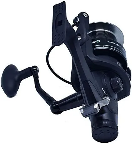6000-SK Carp Fishing Reel with 5+1 Ball Bearings, Freewheel Drag, and Graphite Spare Spool for Smooth Operation