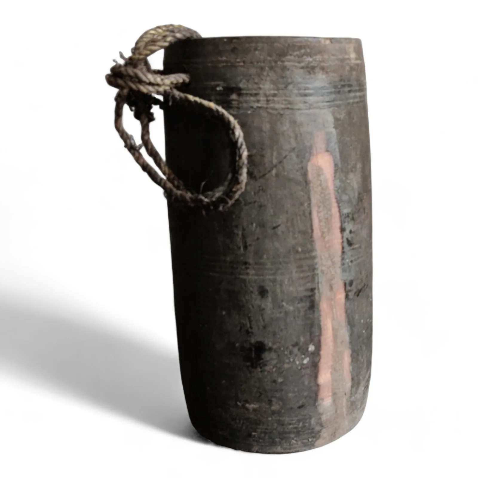 Stylish Earthy Wooden Vases Vintage Rustic Design Home Decor Garden Office Living Room Outdoor Modern Antique Age Perfect Gift