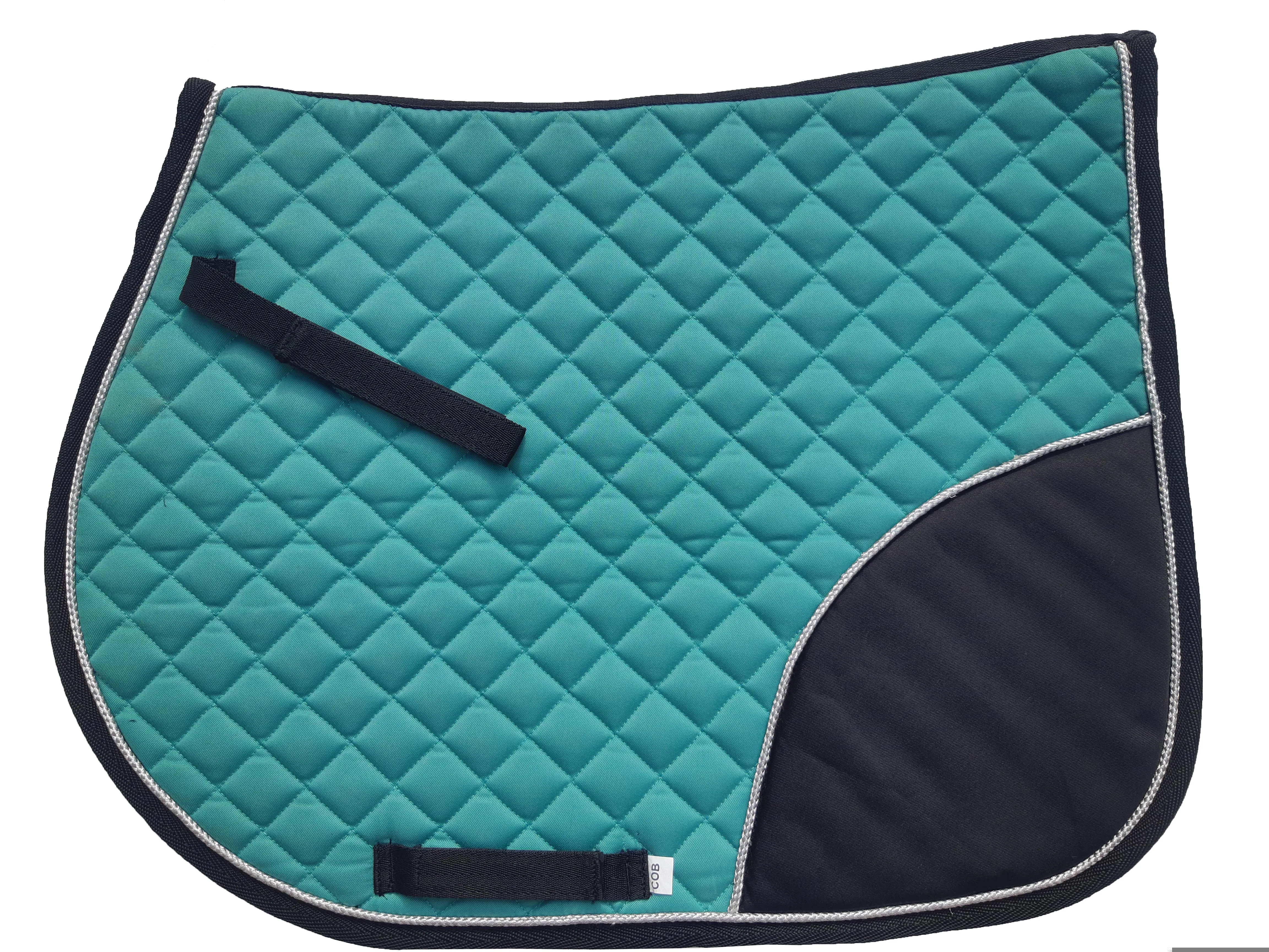 Jumping saddle Pad Made Of Heavy Quality Drill Fabric and High Density Foam With  Rope Decoration smart