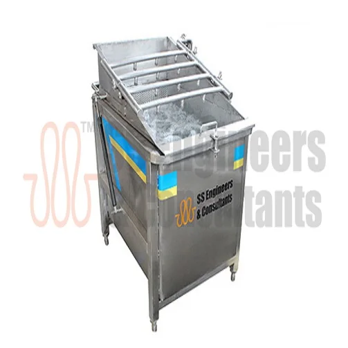 Commercial Electric Fruit Vetable Washing Machine New Industrial Equipment Motor Pump Bubble Mango Avocado Potato Other Crops