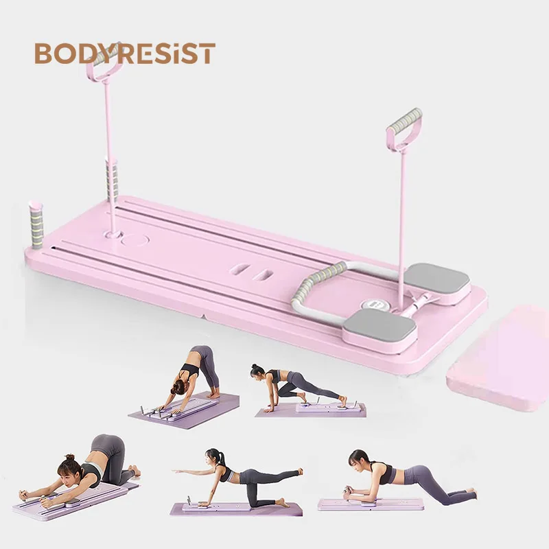 Оптовая продажа дешевая цена многофункциональное оборудование для йоги фитнеса здоровый живот колесо Пилатес доска