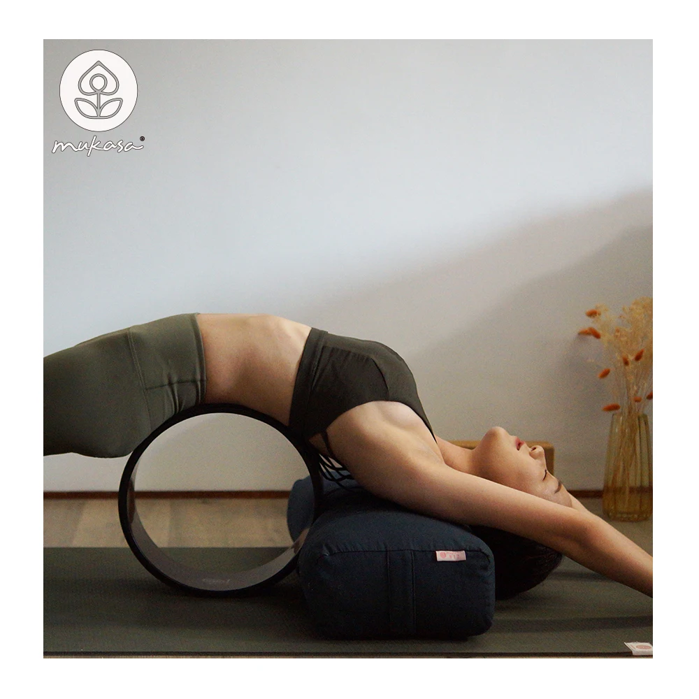 Mukasa PU Yoga Wheel фитнес удобный ролик для йоги высокого качества