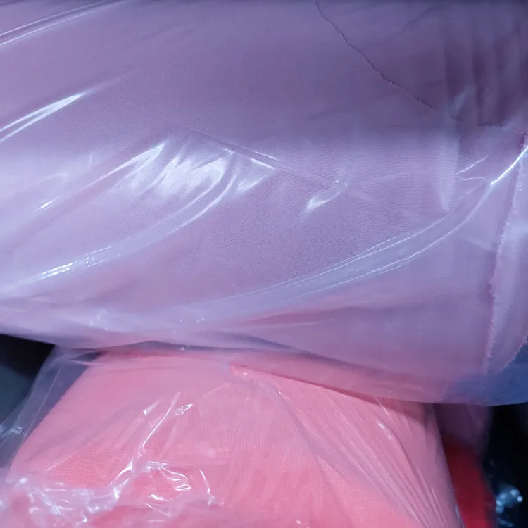 Korean ITY P/D polyester plain dyed Solid color polyester spandex best quality for clothes dress polyester fabric textile