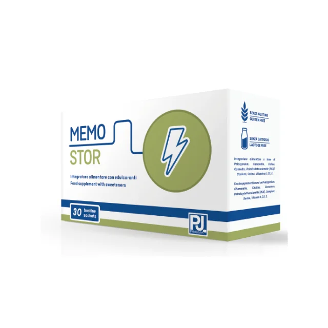 GRUPPO FARMAIMPRESA (PJPHARMA) Top quality Italian healthcare supplement with CHOLINE FOR COGNITIVE DEFICIT MEMOSTOR SACHETS