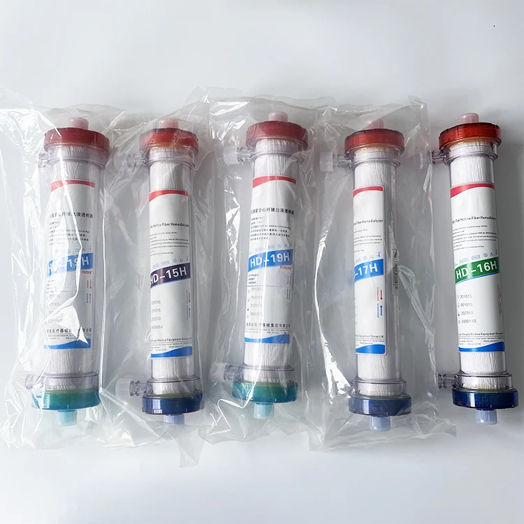 Disposable Hemodialysis Dialyzer Filter Fiber Hollow Fiber Dialyzer