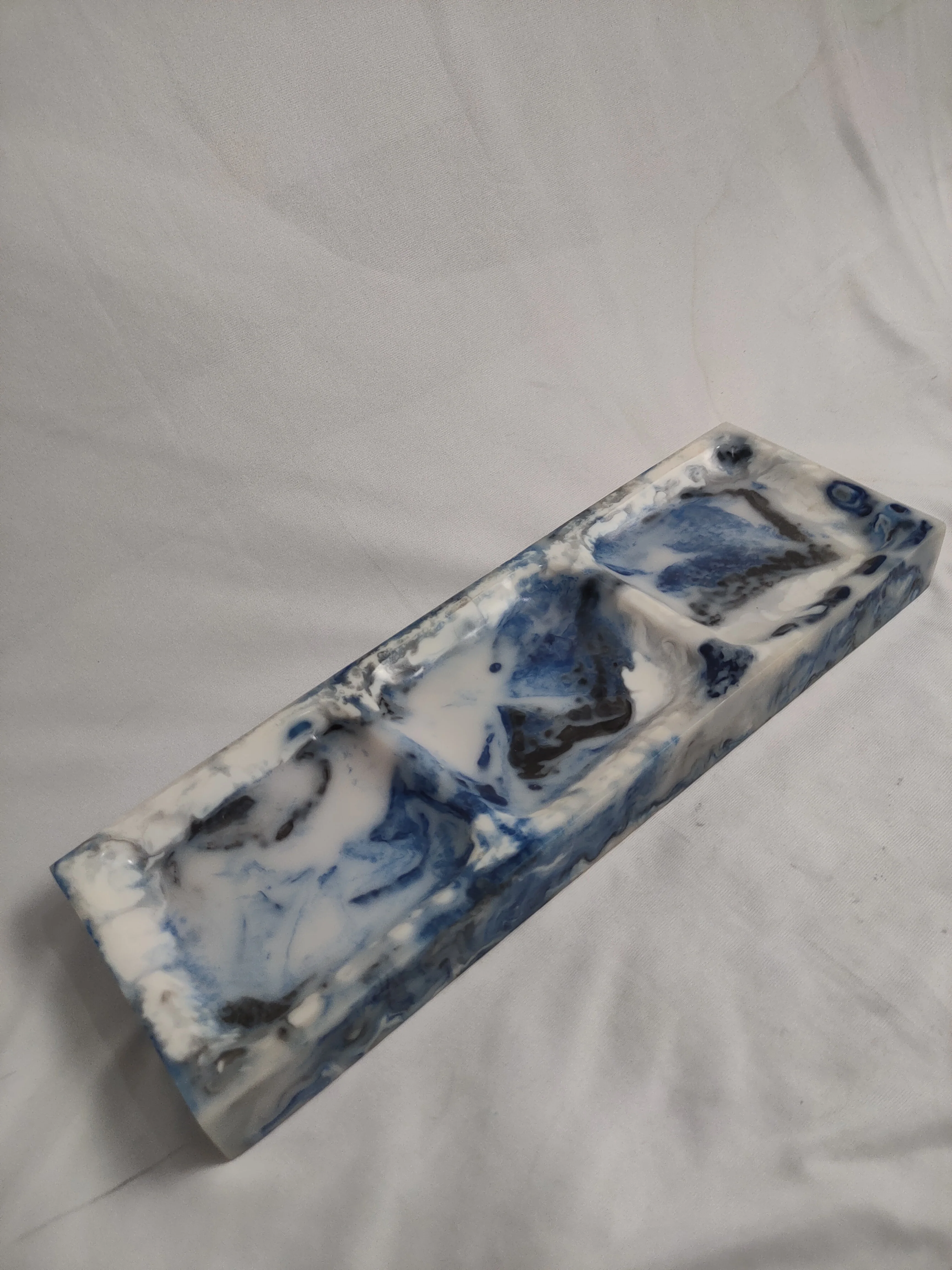 agate crafts magnesia crafts handmade resin serving tray with partitions available for sale