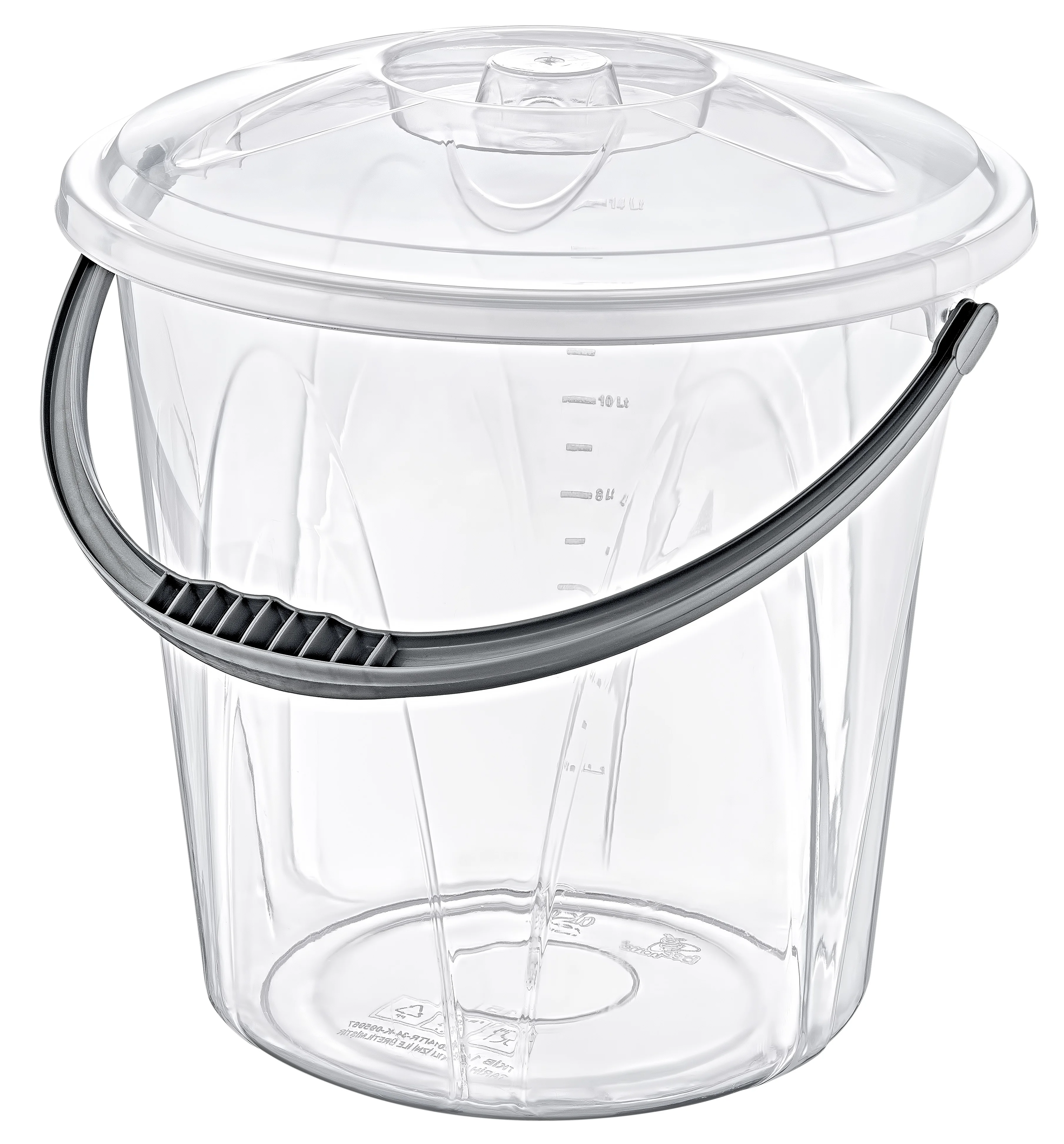 20L Plastic Water Bucket with Handle Durable Multipurpose Storage Container for Indoor and Outdoor Use Eco-Friendly Design