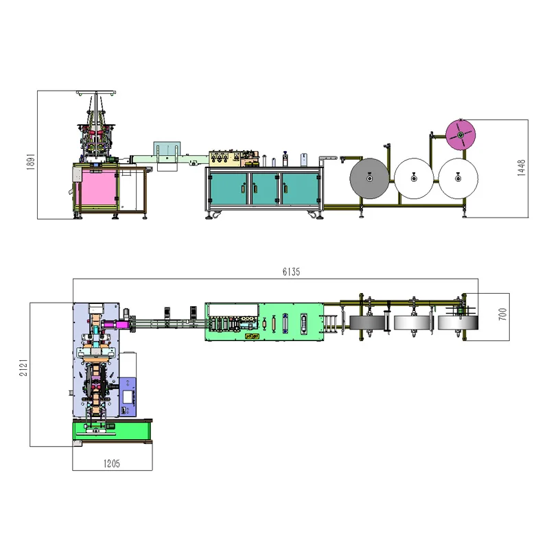 Spot Shipping Inner Earloop Folding Mask Machine Surgical Mask Making Machine Face Medical Mask Machine