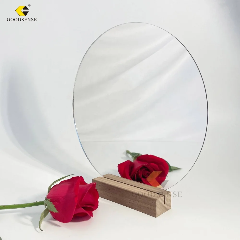 Goodsense Plastic Online Mirror Cut to Size Lightweight Mirror Panel Advertising PMMA Custom One Way Mirror Manufacturer
