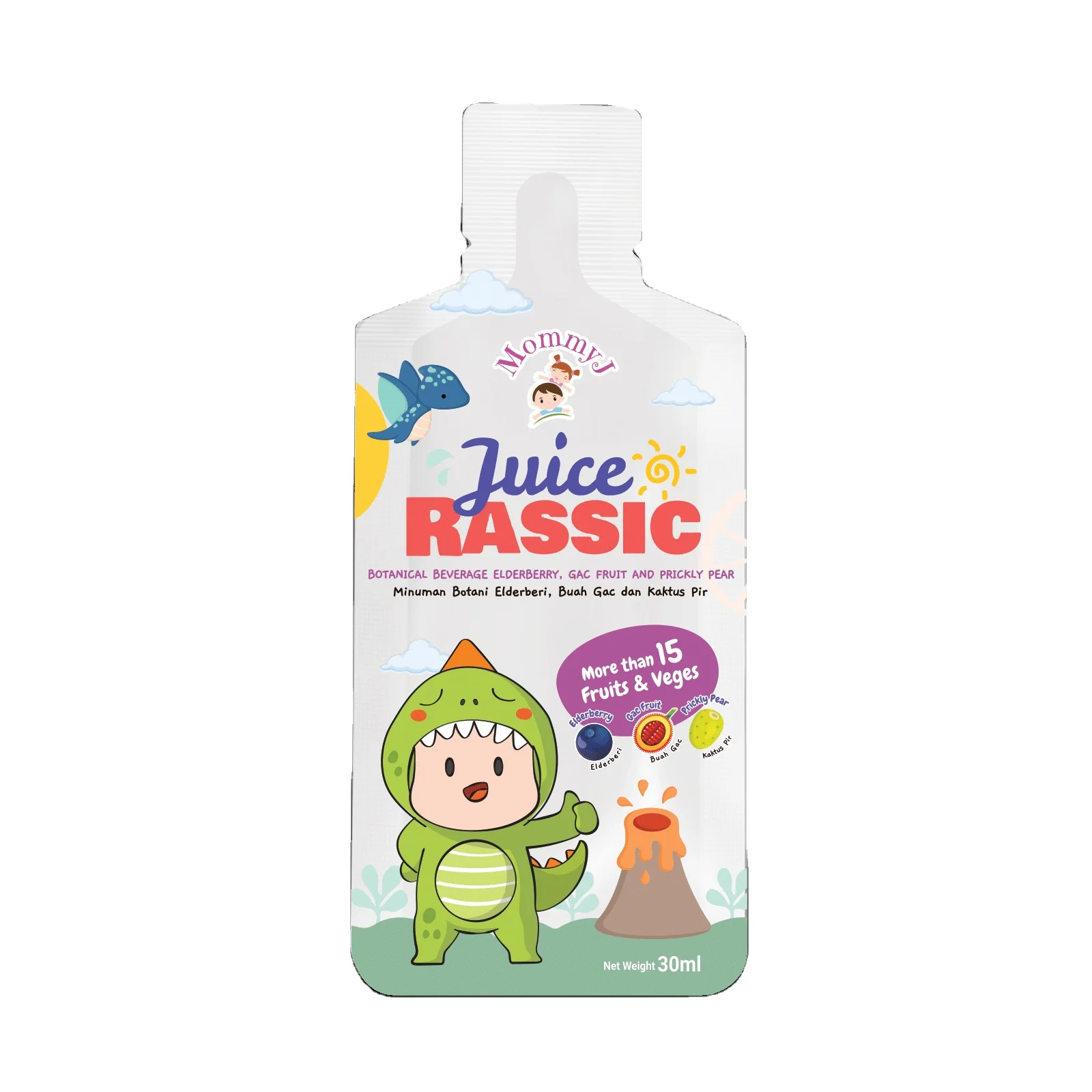 Healthier Choice Botanical Fruit & Vegetable Juice Sugar-Free Ready-to-Drink for Babies with 24-Month Shelf Life Vege Drink