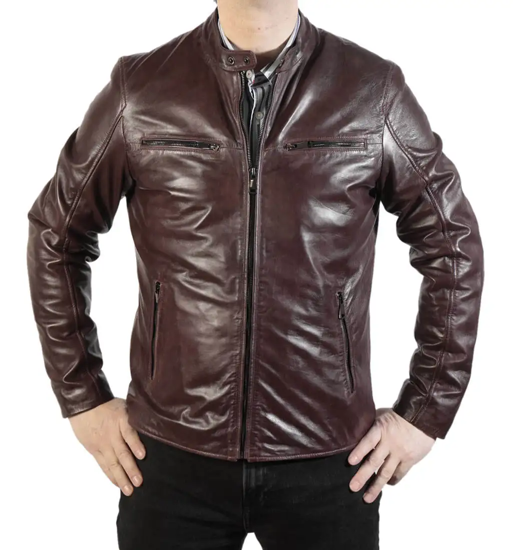 Pakistan leather jacket customized mens leather jacket winter leather jackets for men In Cheap Price Wholesale OEM