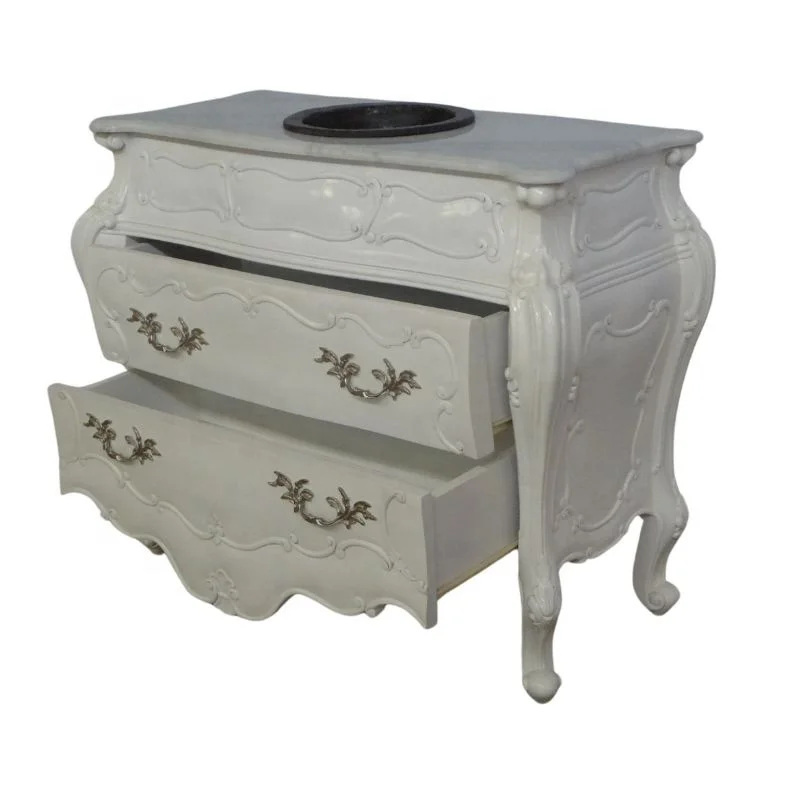 Подставка для умывальника из массива дерева