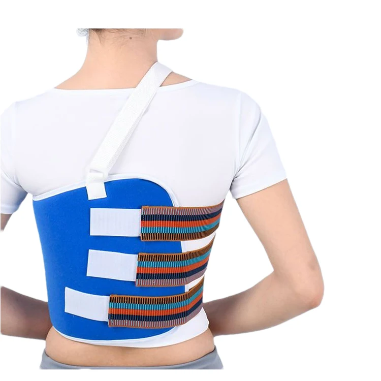 Adjustable Rib Brace Chest Binder Belt Breathable Support Brace Dislocated Ribs Correct Post-Operation Positioning Protective