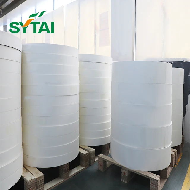 170-320gsm PE/PLA coated craft paper roll bottom paper roll for making 100% biodegradable paper cups