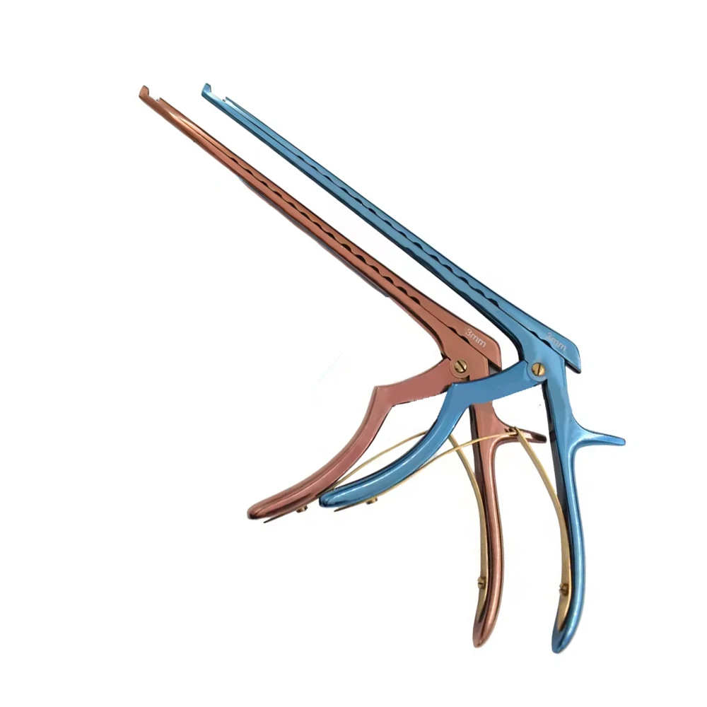 Wholesale Kerrison Rongeur Set 1mm to 6mm 45 Degree Upward Neurosurgical Metal Steel Kerrison Rongeur Spinal Surgeries