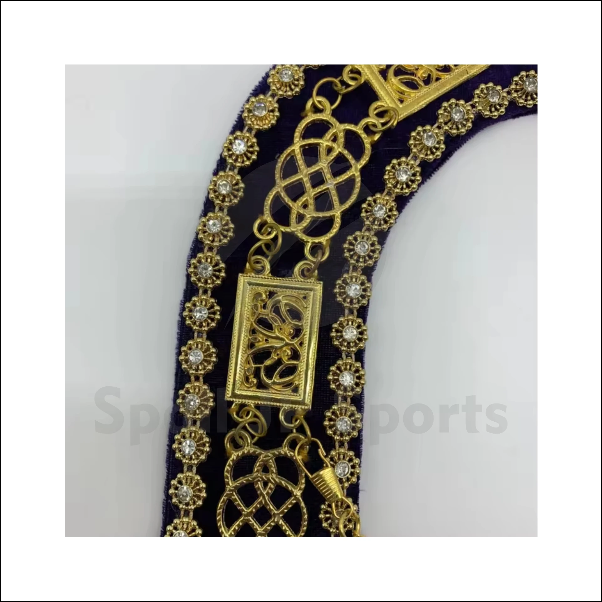 Customized Grand Lodge Master Mason Metal Chain Collar Gold With Masonic Regalia Neck Chain Collars