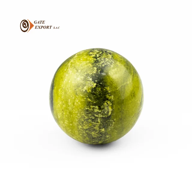 TUMBLED SERPENTINE SPHERE STONE/ HANDMADE/ARTISAN/CRAFT/STONE CRAFT/HANDICRAFT/TEMPLE/HAPPINESS/MEDITATION/ENERGY