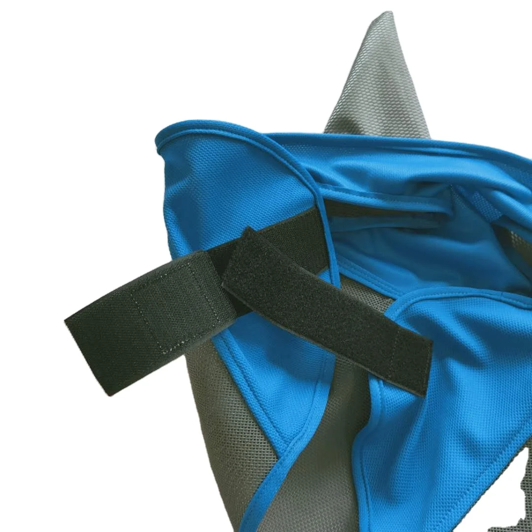 PVC Fly mask with Nose Flap Horse Black UV Treated PVC Mesh Fabric Used Ear Fly Mask Assorted Colors Sizes Horse Accessories