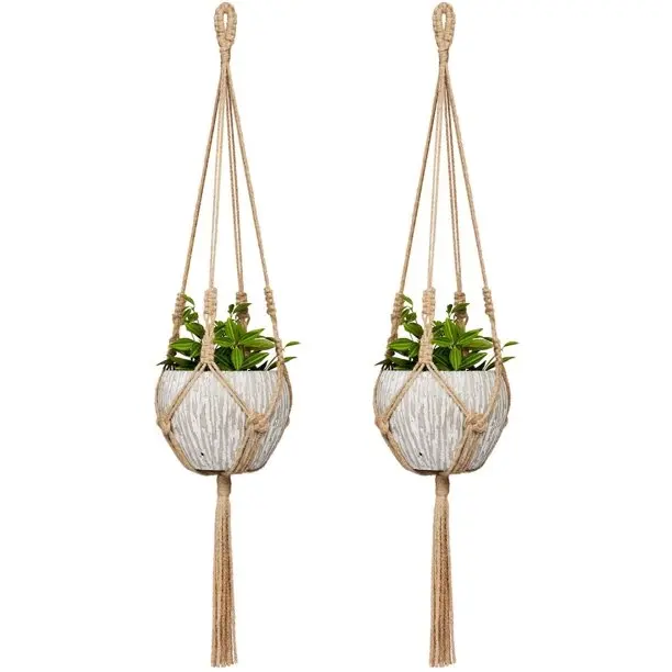 Best seller!!! Handmade Macream wall hanging mini plant basket, flower hanging pot wholesale and factory price