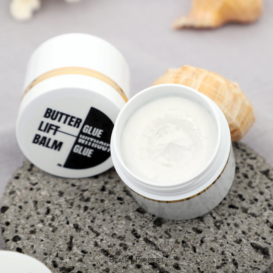 Lifting lamination glue wax type glue without glue Butter Lift Balm for eyelash lamination Coconut fume OEM Korean supplier perm