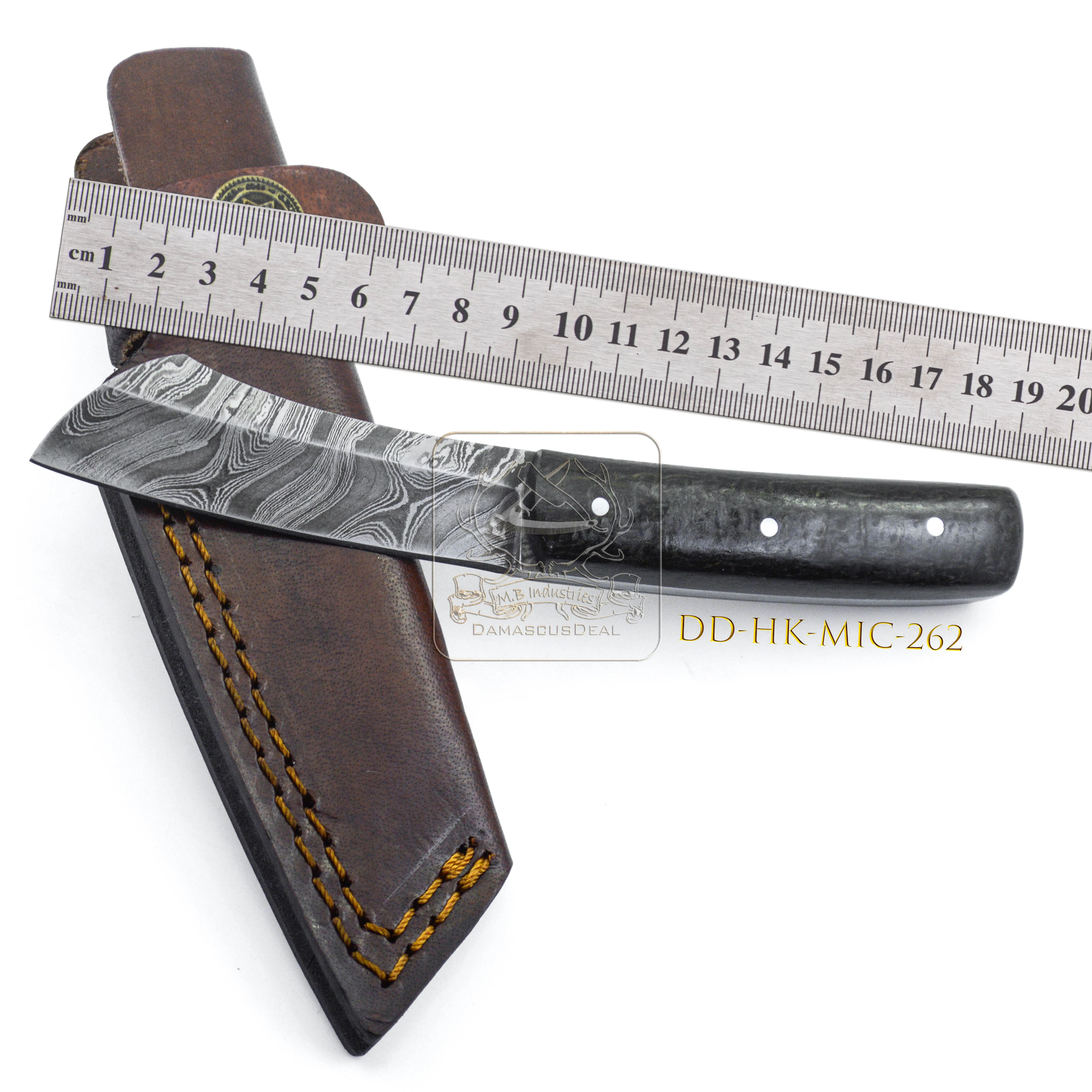 Damascus Steel Knife DD-HK-MIC-262 Micarta Handle Hunting Knife Outdoor Hot Selling Bushcraft Camping Survival Knife 192 Layer2