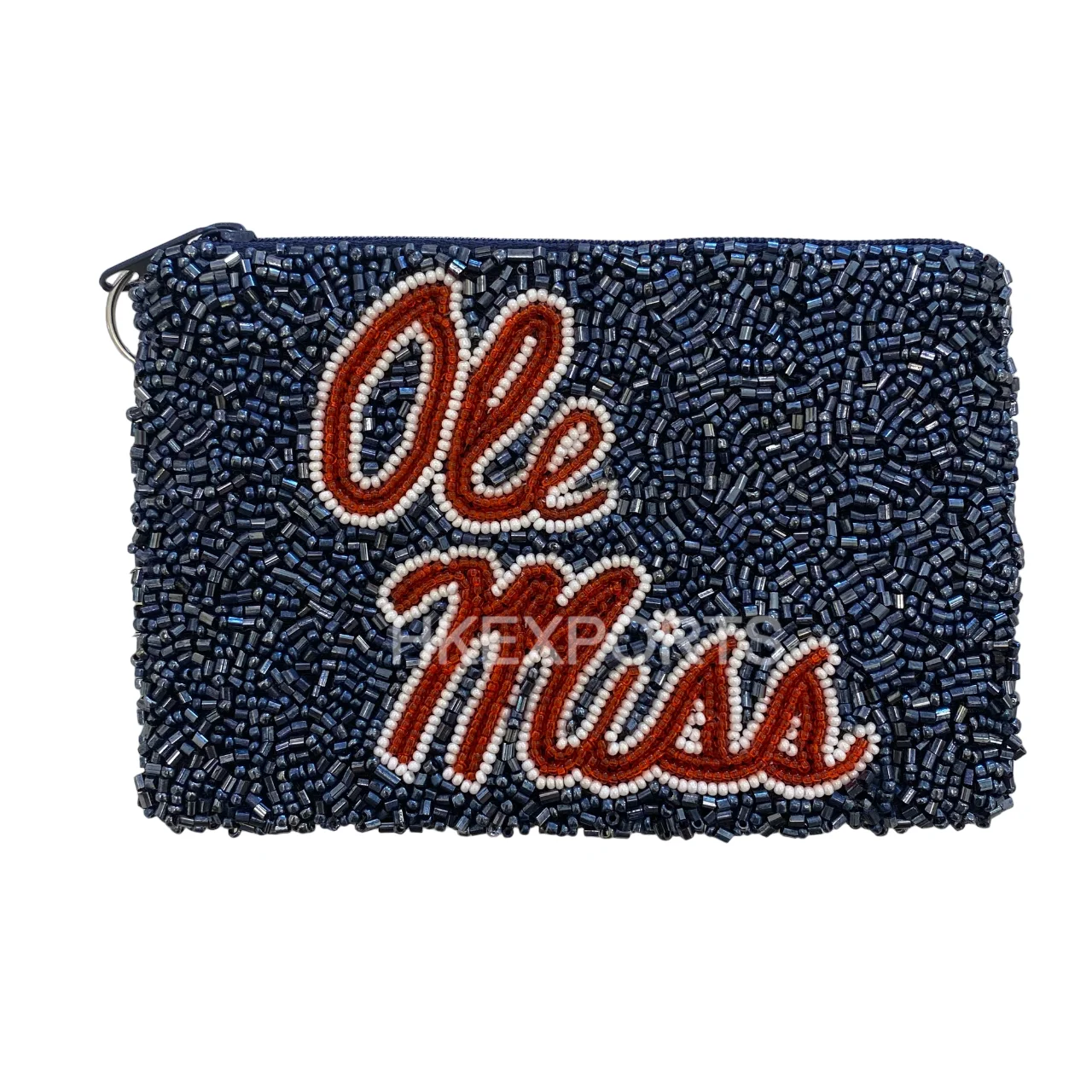Wholesale Ole Miss Gameday Beaded Purse: Flaunt Your Rebel Spirit with Style at Bulk Prices