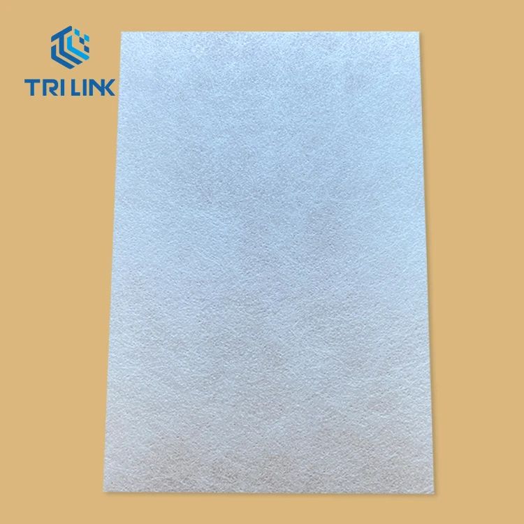 Long-fibre polyester/non-woven polyester matting reinforced underlay matting for the waterproofing industry