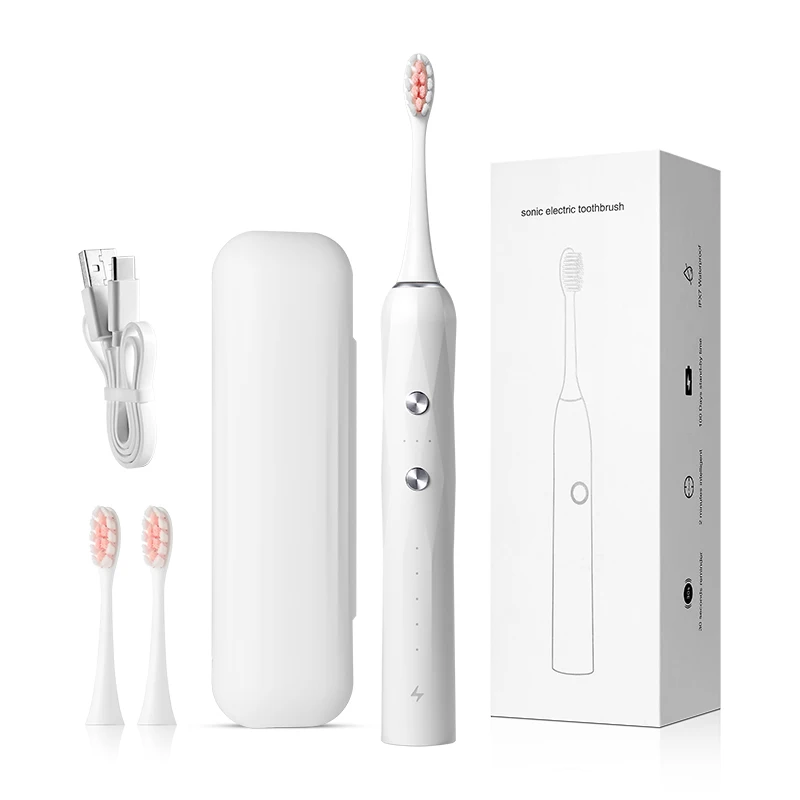 Hot Selling Designed Sensitive Gum Ipx 7 Metal Sonic Ultrasonic Electric Toothbrush