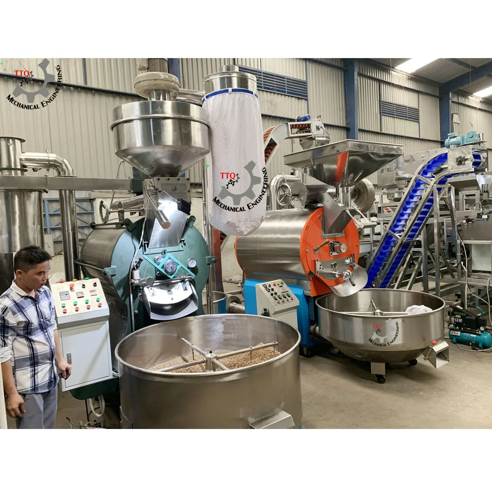 Vietnam coffee bean roasting machine/coffee bean roaster