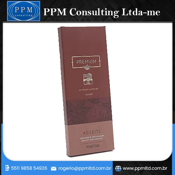 Bean to Bar Gluten Free Chocolate with 45% Cocoa a pleasant combination of milk and cocoa flavors is made according to unique