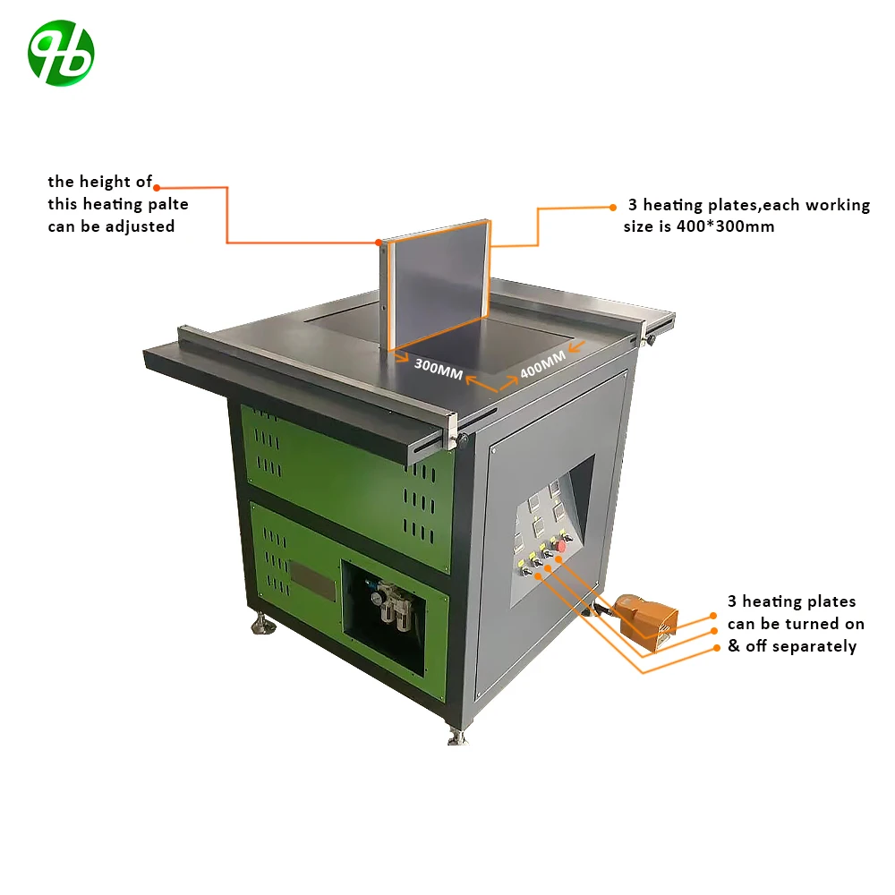 PE Foam Welding Machine PE Foam Insert EPE XPE Foam Packaging Machine Manual Hot Plate Bonding Machine