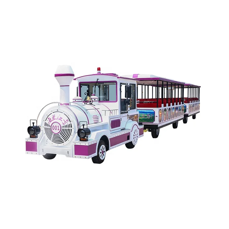 Extreme Cheap factory price battery powered common other amusement park products trackless train for sale