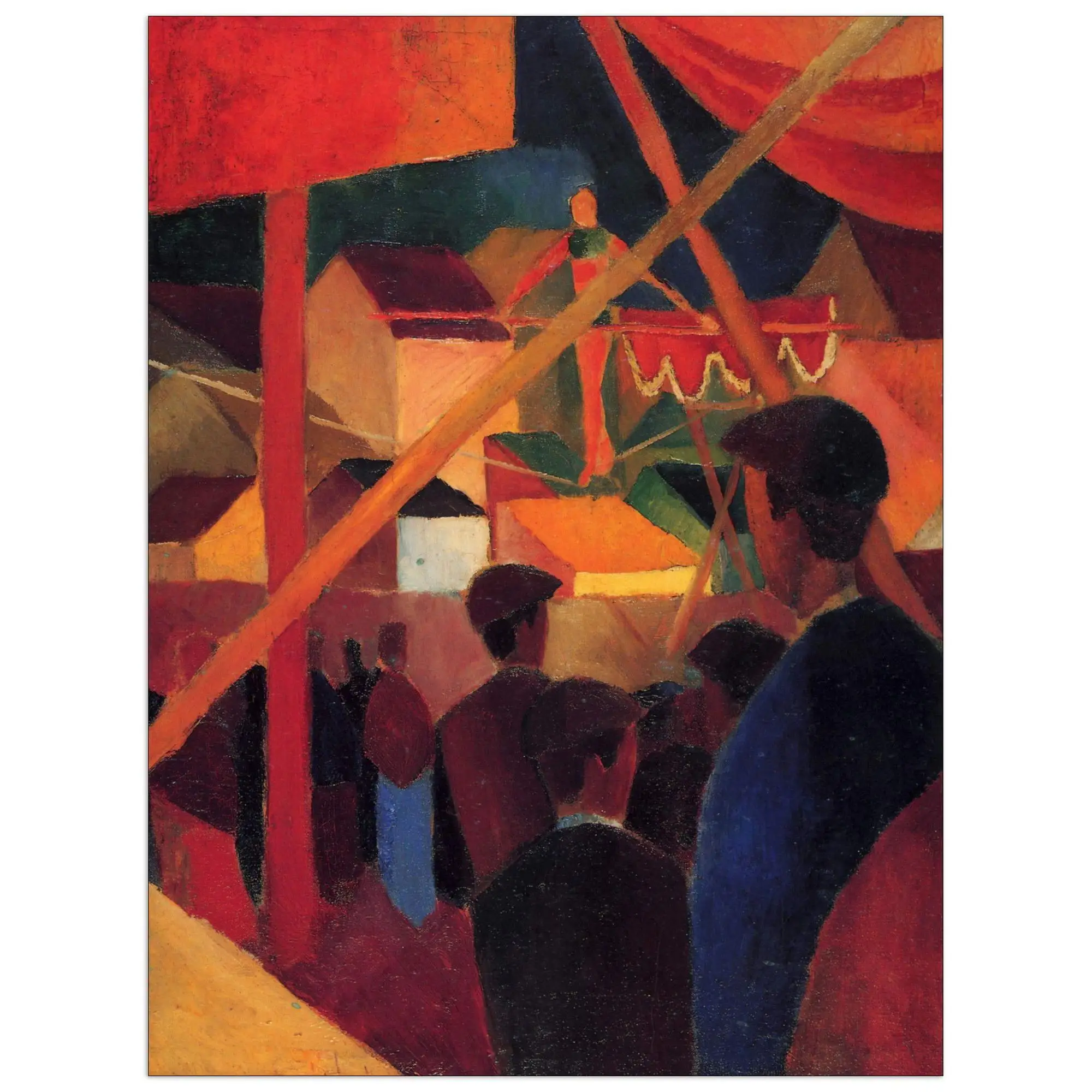 Museum Macke August decorative panel, ready to hang.