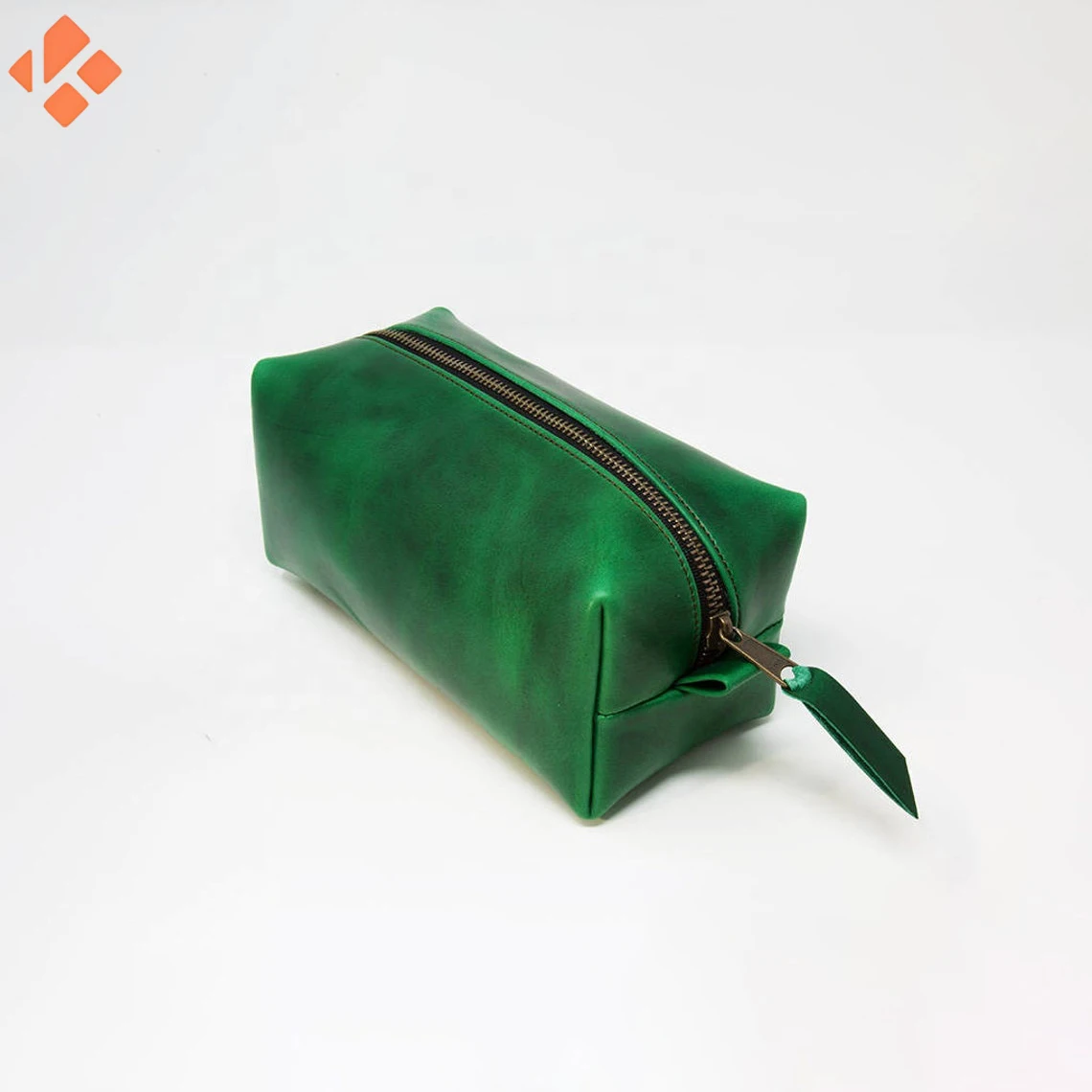 Customised Wholesale Pu Leather Cosmetic Bag Shaver Storage Makeup Travel Toiletry Kit Bag For Men