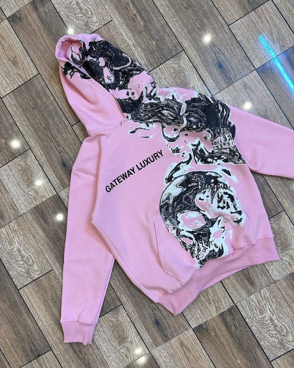 Wholesale Custom Black Pullover Fleece Hoodie Men OEM Supply Plus Size Casual Street Wear Custom Printing Embroidery lined