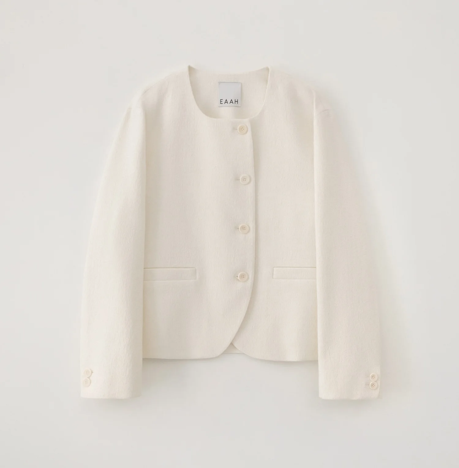 Trending products 2024 new arrivals wholesale clothes [EAAH] ES TWEED JACKET ivory 36(S)|38(M) Korean fashion