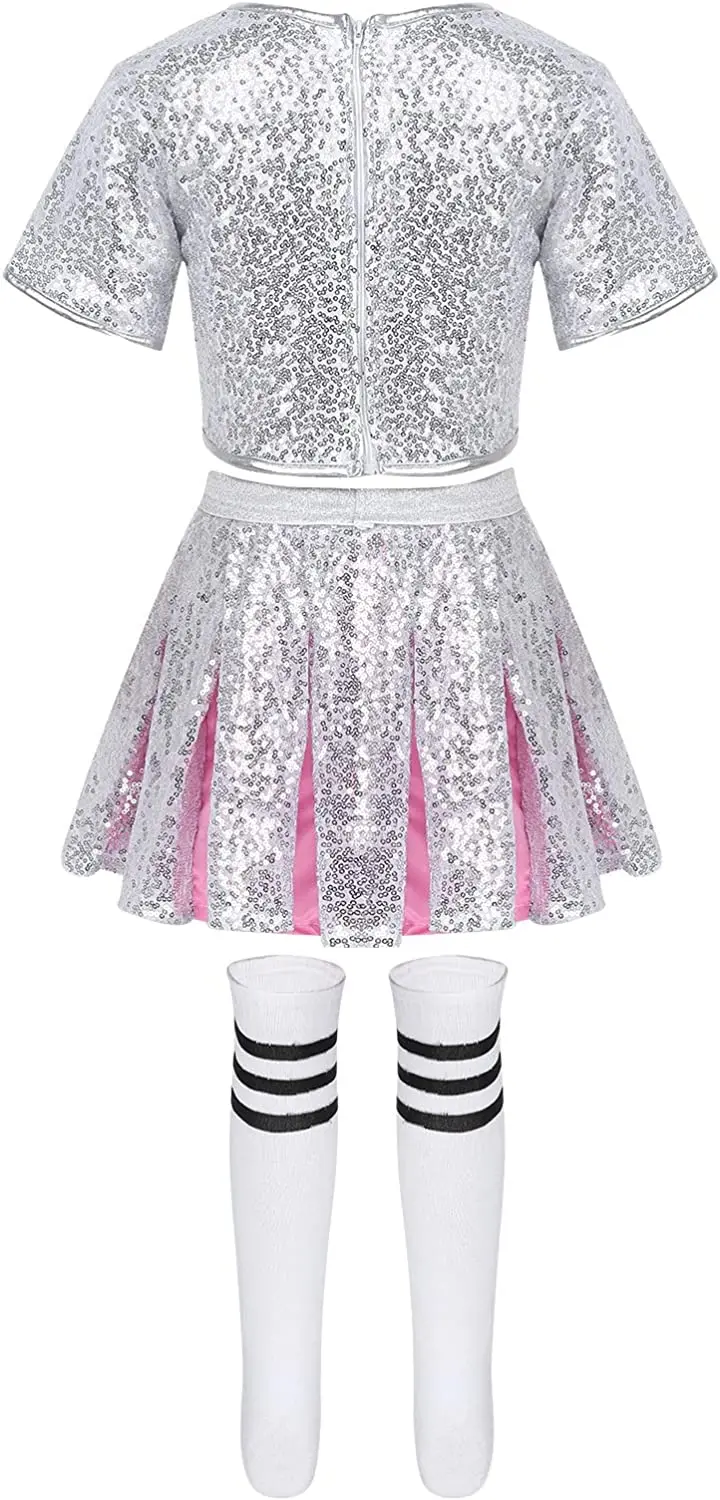 spandex cheerleader costume
