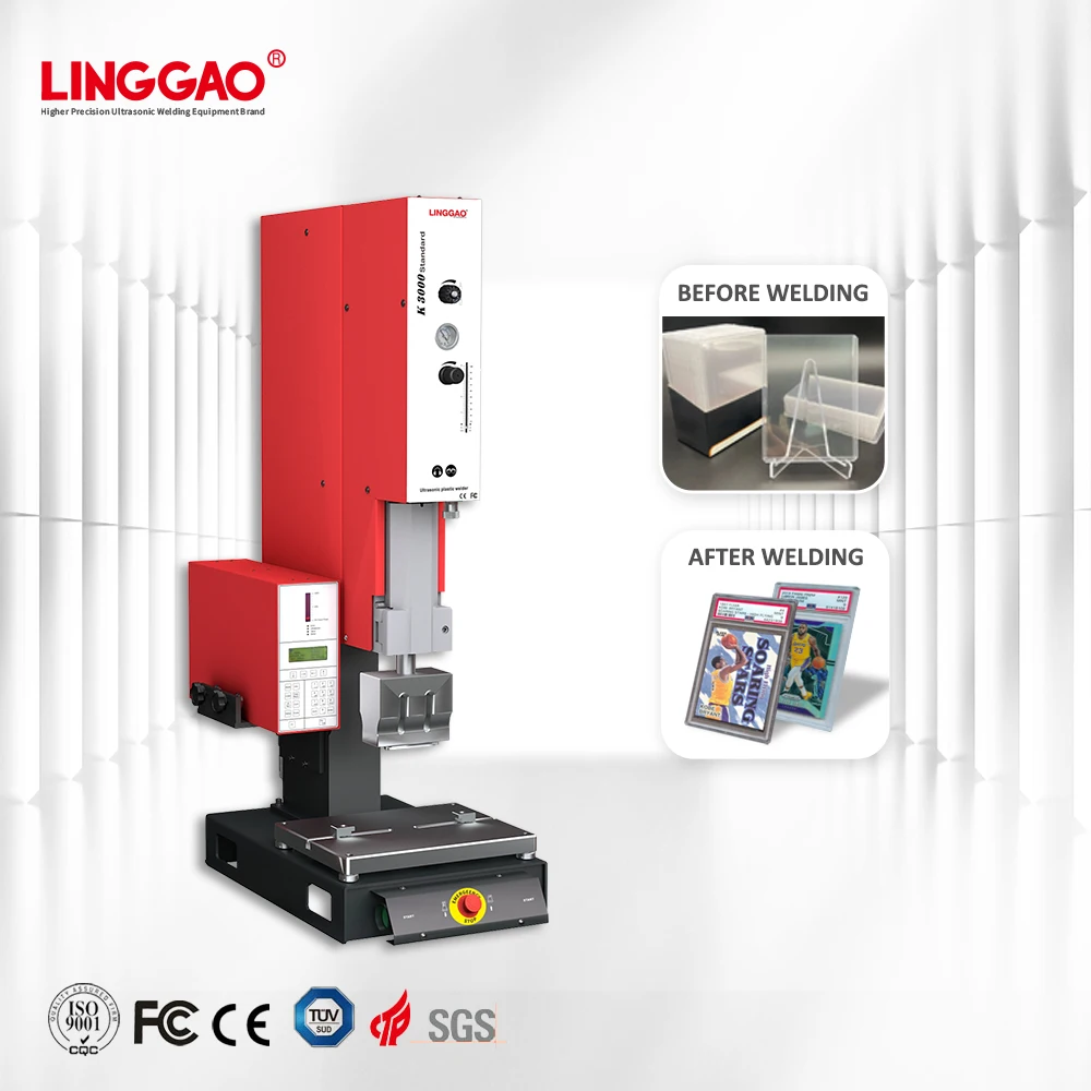 LINGGAO 3000W welder ultrasonic assembles plastic medical device pvc welding ultrasonic machine