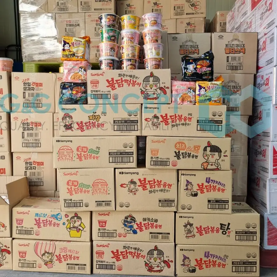 Wholesale Ramen Noodles Samyangg Dry Chicken Rose Sauce Rich in Fresh Chicken Flavor 140g