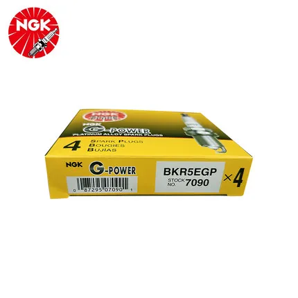JAPAN Orginal NGK Spark Plug High Quality 7090 BKR5EGP Authorized by NGK with Certificates For General Auto Engine