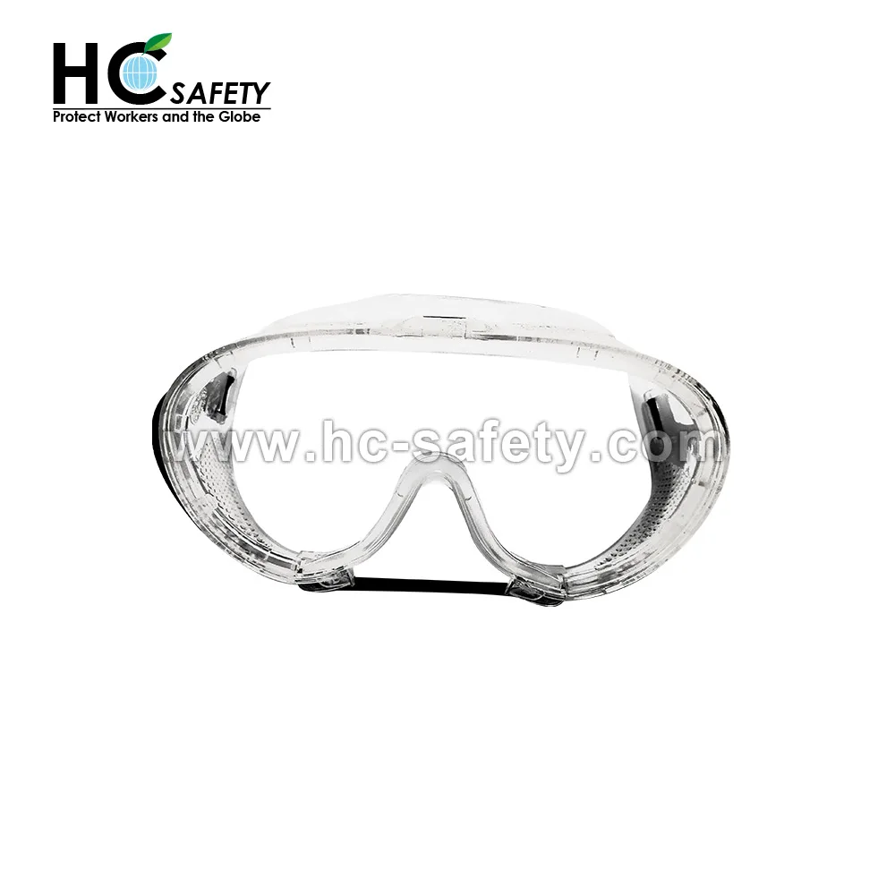 A611-3A flexible vinyl frame dust goggles personal protective equipment anti fog safety goggle lab safety goggles